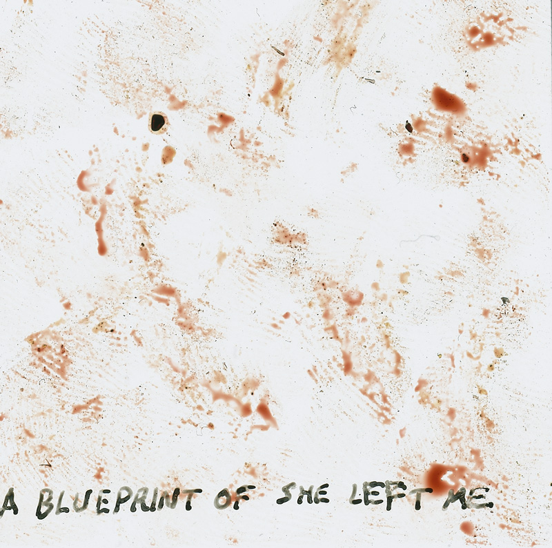 Slide: a blueprint of she left me